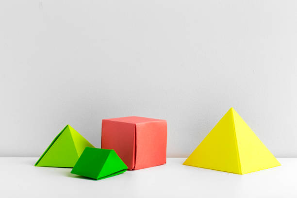 istock Abstract colorful geometrical background close up soft focus 1023297566
