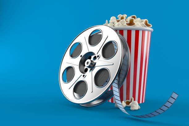 istock Film reel with popcorn 1023322222
