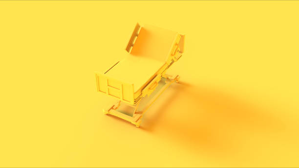 istock Yellow Hospital Modern Adjustable Bed 1023322352