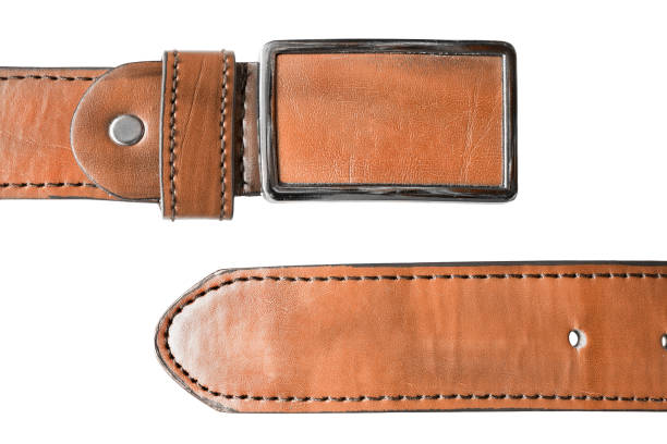 istock Unbuckled belt isolated 1023343930