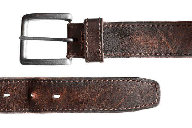 istock Unbuckled belt isolated 1023343966