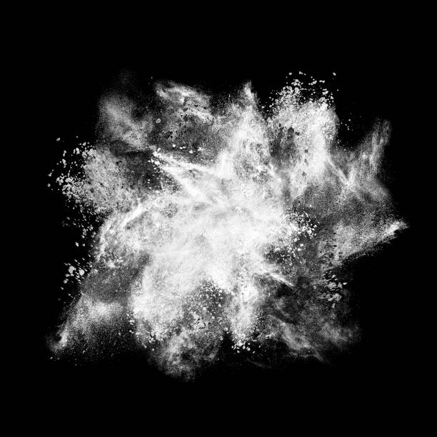 white explosion - speed snow textured textured effect imagens e fotografias de stock