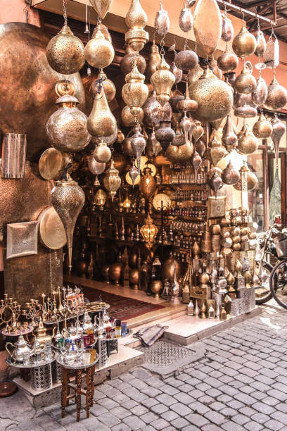 istock Lamp shop in Morocco 1023344552