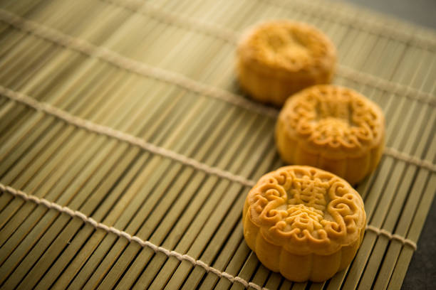 Mooncakes is traditionally baked pastry to eaten during Mid-Autumn Festival. The Chinese character represent \