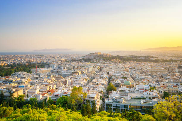 istock Cityscape of beautiful Athens - Greece 1023349980