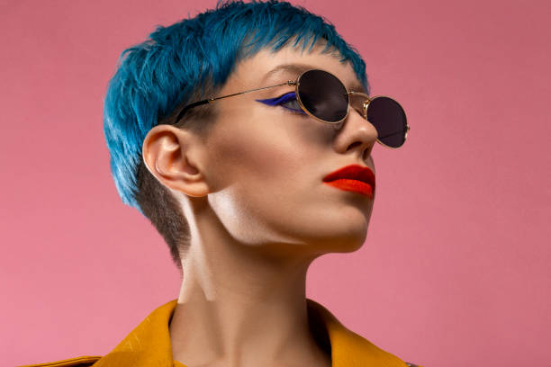 740+ Short Blue Hair Stock Pictures & Images - iStock
