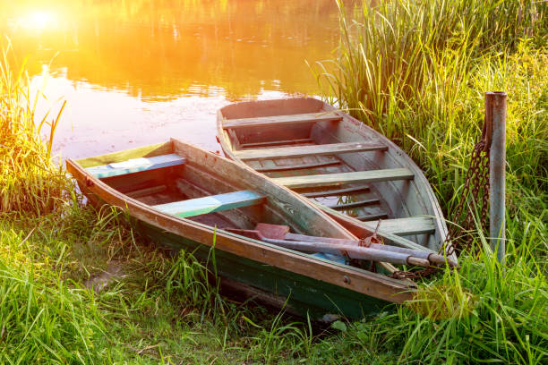 istock wooden boats on river 1023368034