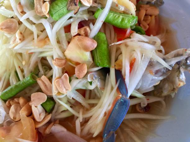 istock Papaya salad with crab 1023379850