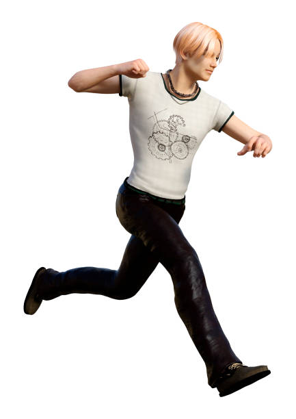 istock 3D illustration teenager boy on white 1023400812