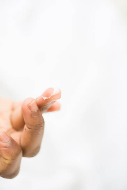 istock Close up of a woman's hand with moisturiser 1023402178
