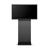 istock Digital signage monitor mock up 1023404684