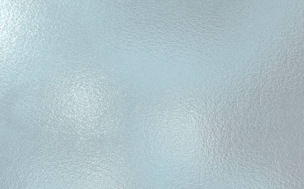 Light blue color frosted Glass texture background stock photo