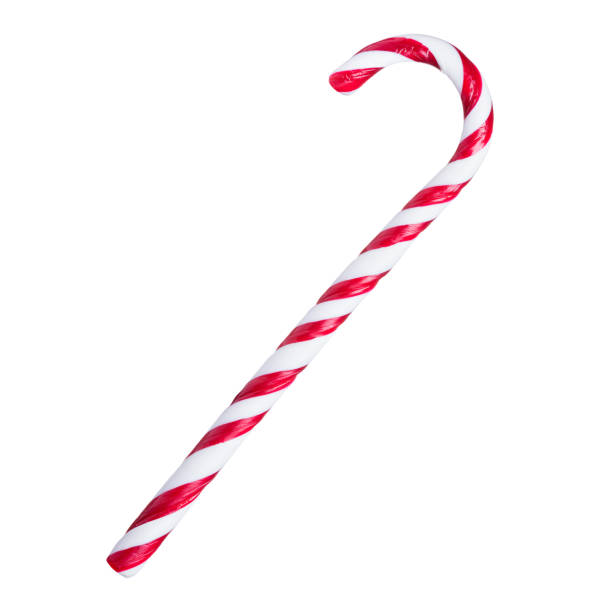 istock Traditional Christmas candy cane isolated 1023414420