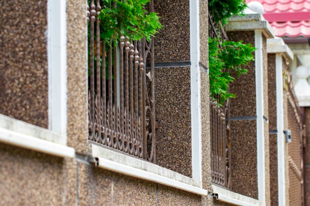 istock The Forged decorative fence with element litho 1023417256