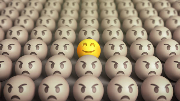 istock Emojis icons with facial expressions 3d render 1023417886