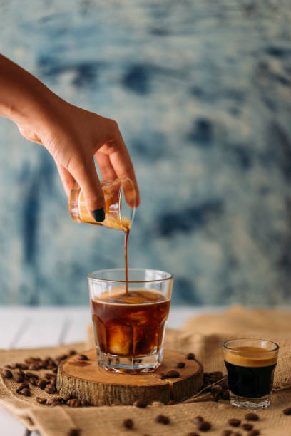 istock Pouring cream in cold brew coffee 1023437846