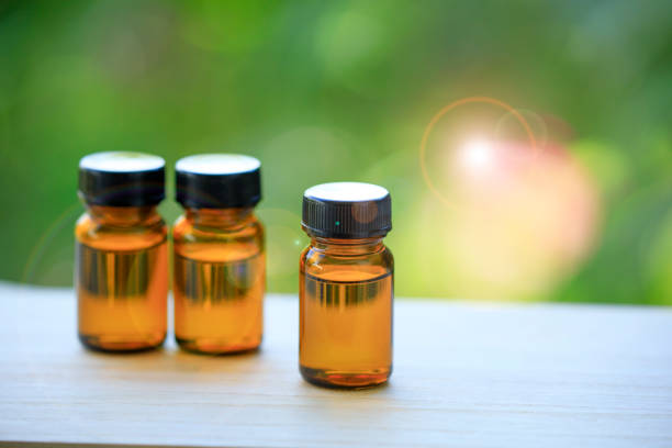 istock Natural background and aroma bottle 1023456102