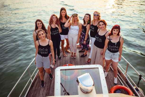 istock Ladies celebrating bachelorette party 1023456642