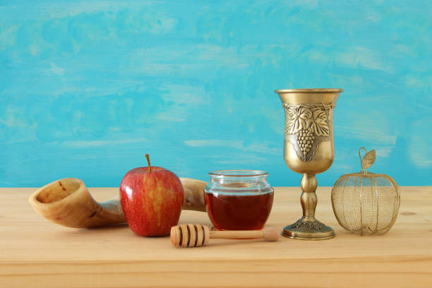 istock Rosh hashanah (jewish New Year holiday) concept. Traditional symbols. 1023467954
