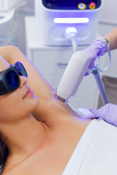 istock Hair removal with laser diod 1023468382