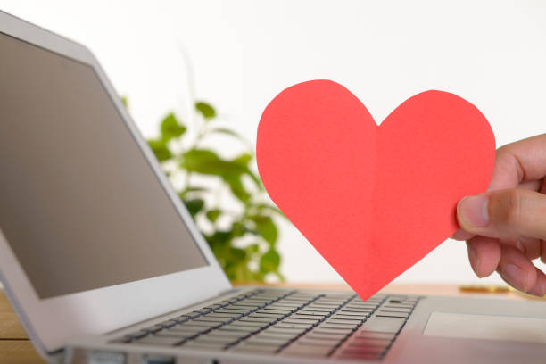 istock Heart and laptop 1023469454