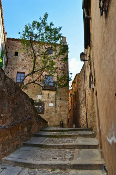 istock Streets in ancient town Caceras 1023476470