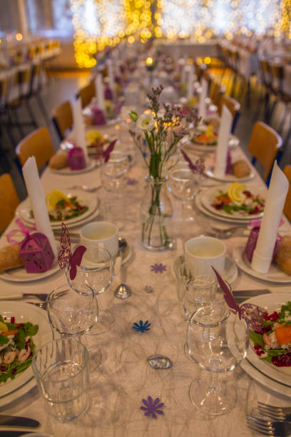 istock Wedding decoration at a wedding in the Faroe Islands 1023479652