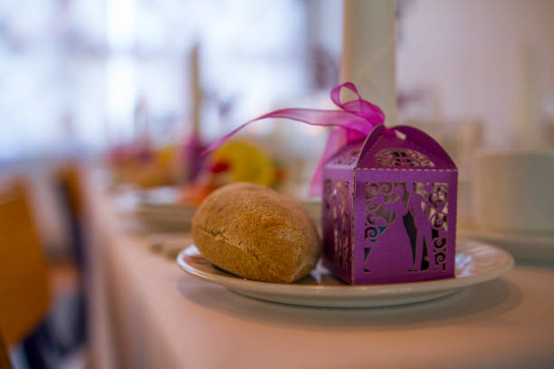 Wedding decoration at a wedding in the Faroe Islands in the north Atlantic