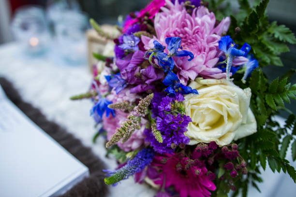 istock Wedding decoration at a wedding in the Faroe Islands 1023479814