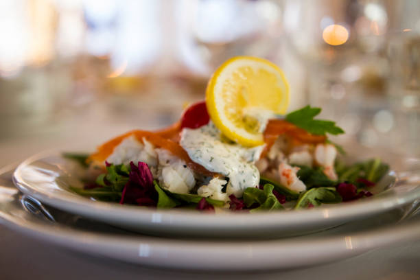 istock Wedding decoration at a wedding in the Faroe Islands 1023479844