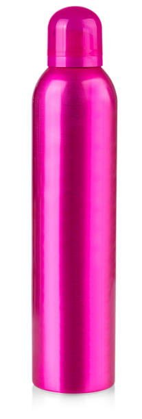 istock pink cosmetic spray bottle isolated on white background. 1023480280