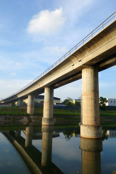 istock Track of Singapore mass rapid train 1023480656