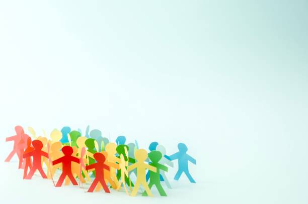 istock Paper people in LGBT rainbow colors 1023487070