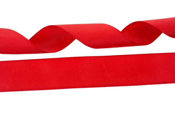 istock red spiral ribbon isolated on white background 1023496076