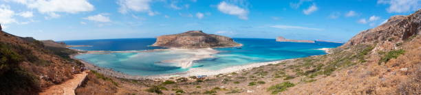 istock Balos bay and Gramvousa island, Crete, Greece 1023505680