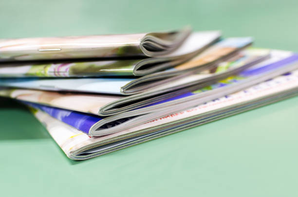 istock stack of the colorful magazines 1023523350