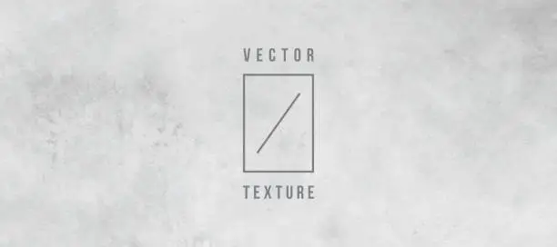 Vector illustration of Light Gray Bright Grunge Texture Full Frame Background