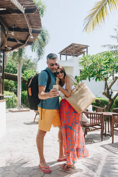 istock Couple on a honeymoon trip 1023548084