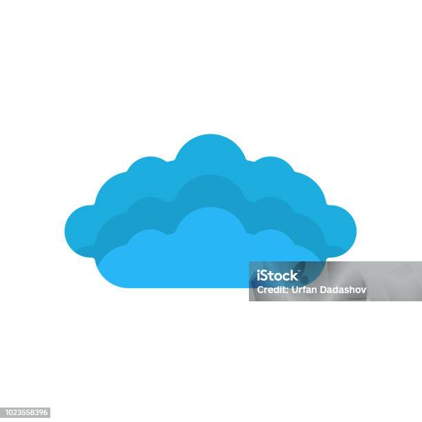 Element Awan Vector Tanda Vektor Ikon Awan Dan Simbol Terisolasi Pada Latar Belakang Putih ...