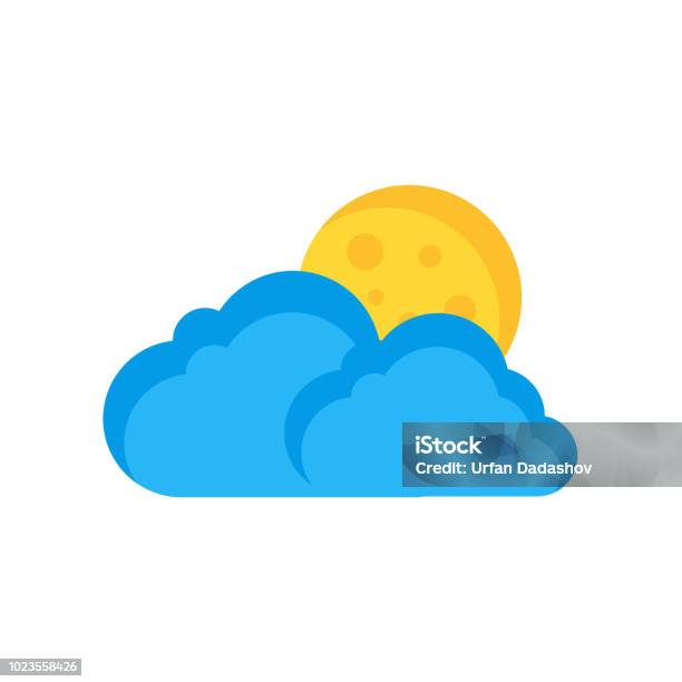 Cloud Icon Vector Sign And Symbol Isolated On White Background Cloud Logo Concept Stock Illustration - Download Image Now