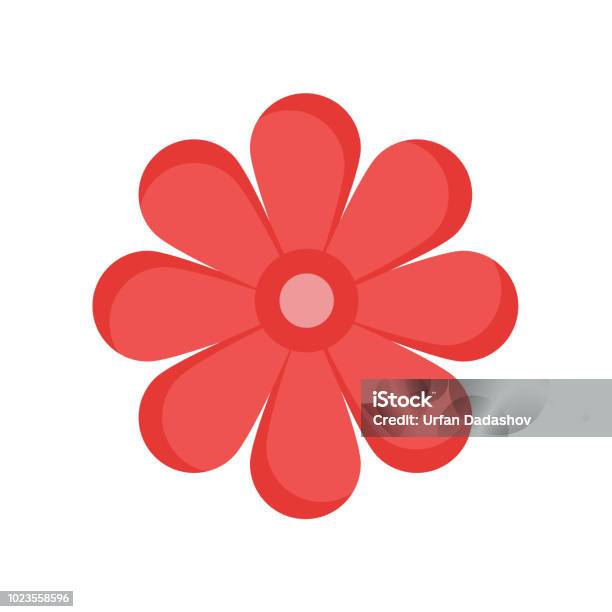 Flower Icon Vector Sign And Symbol Isolated On White Background Flower Logo Concept Stock Illustration - Download Image Now