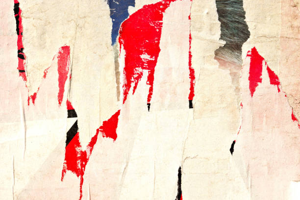 istock Old ripped torn paper crumpled creased posters grunge textures backdrop backgrounds 1023563608