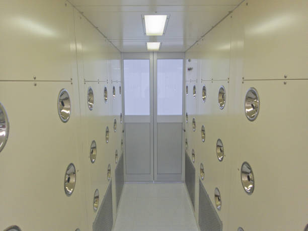 클린 룸에 대 한 자동 제어 작업 공기 샤워 - 2558 뉴스 사진 이미지