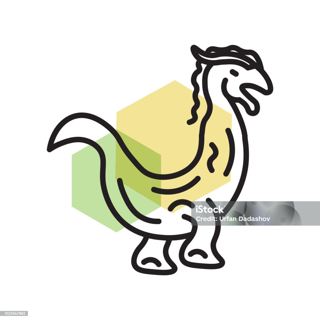 Dragon icon vector sign and symbol isolated on white background, Dragon logo concept Dragon icon vector isolated on white background for your web and mobile app design, Dragon logo concept Abstract stock vector