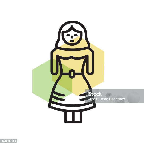 Princess Icon Vector Sign And Symbol Isolated On White Background Princess Symbol Concept Stock Illustration - Download Image Now
