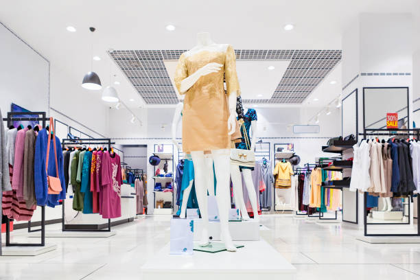 istock Interior of clothing store. 1023611588