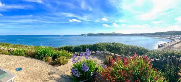 Photo of Seat overlooking a beautiful view of Douglas Bay Isle of Man