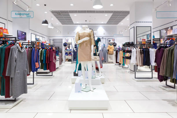 istock Interior of clothing store. 1023611908