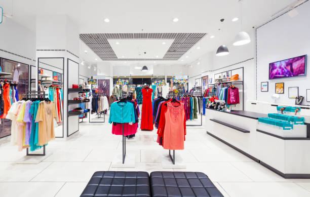 istock Interior of clothing store. 1023612548