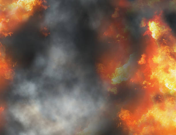 istock fire flames and smoke background 3d-illustration 1023623774